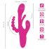 SMILE - trostruki vibrator s jezičkom (ružičasti)