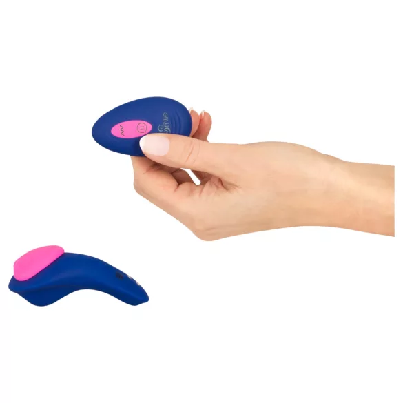 Smile - vibrator za gaćice s daljinskim upravljačem - plavi