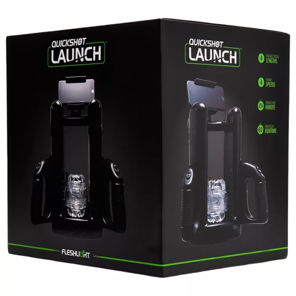 Fleshlight Quickshot Launch - adapter za masturbator - crni