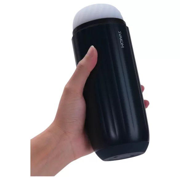 Svakom Sam Neo 2 - muški masturbator s aplikacijom - crno-bijeli