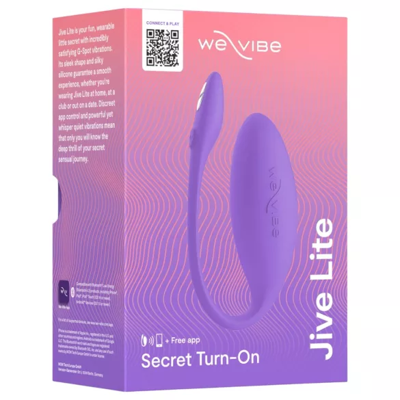 We-Vibe Jive Lite - vibrator jaje na punjenje - aplikacija - ljubičasta