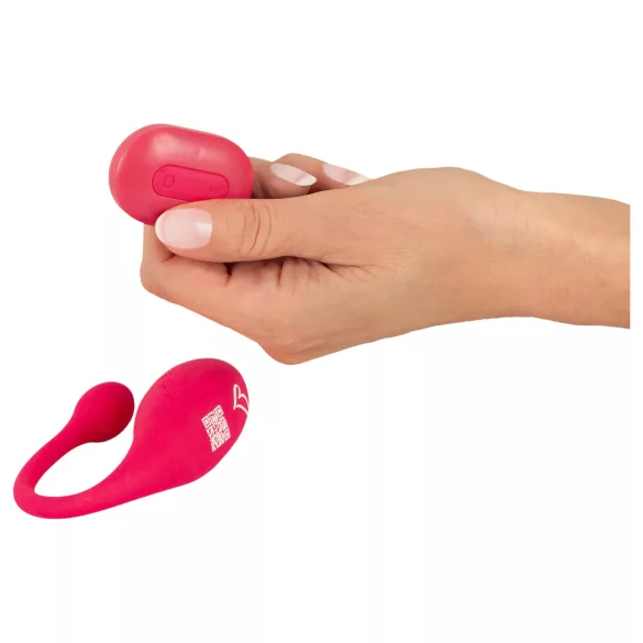 Beau Coeur Koral - vibracijsko jaje s daljinskim upravljačem - pink