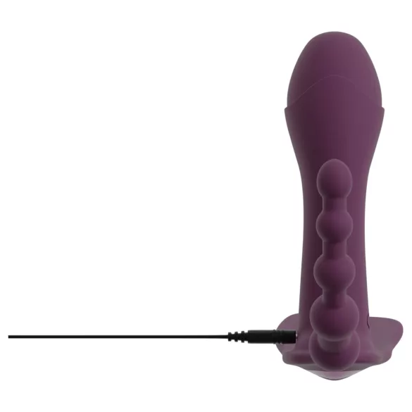 Beau Coeur Ariva - vibrator za gaćice 3u1 - ljubičasta