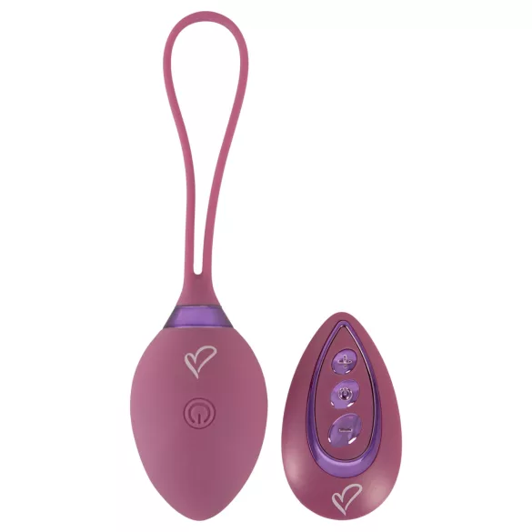 Beau Coeur Rovana - vibratorno jaje s daljinskim upravljanjem - ljubičasto