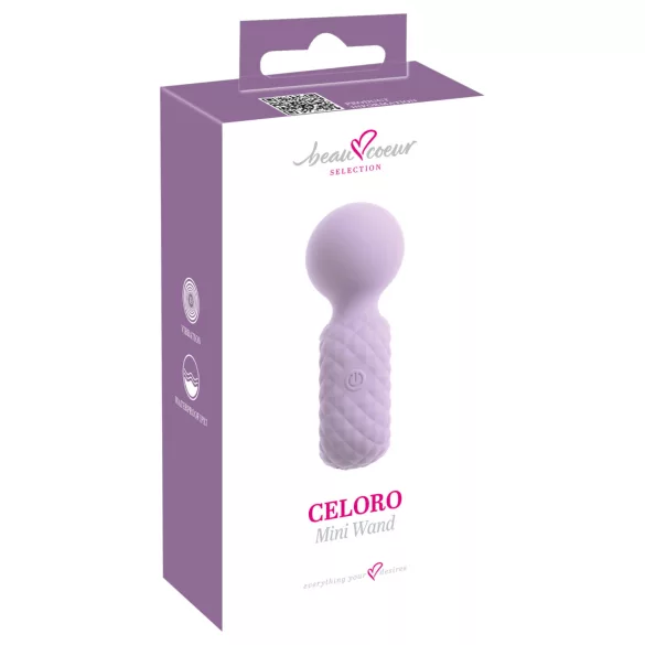 Beau Coeur Celoro - mini masažni vibrator - ljubičasta