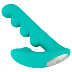 Beau Coeur Sylora - biserni 2u1 vibrator (zeleni)