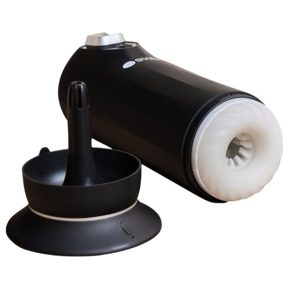 Snail Vibe Jet – masturbator s funkcijom grijanja i potiskivanjem (crna)