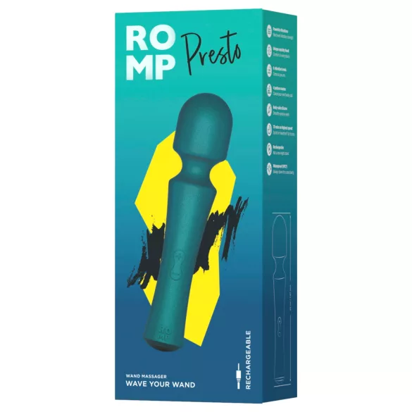 ROMP Presto - masažni vibrator - zelena
