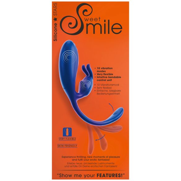 Smile - G-točka i klitoralni vibrator (plavi)