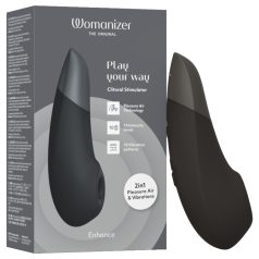 Womanizer Enhance - zračni stimulans klitorisa (crni)