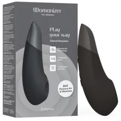   Womanizer Enhance 2u1 stimulator klitorisa zračnim valovima + vibrator (crni)