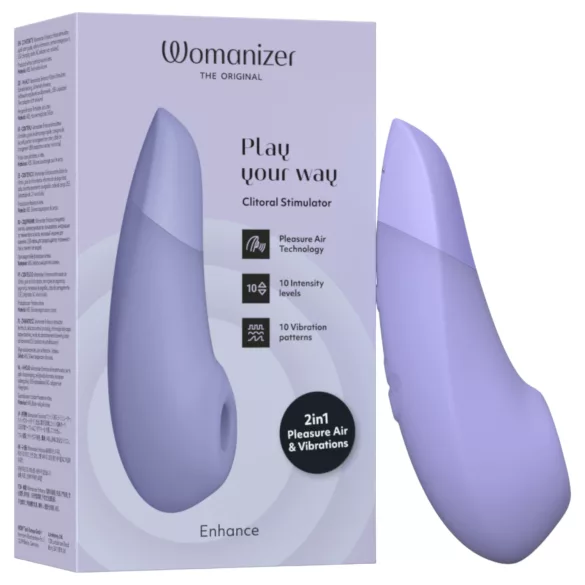 Womanizer Enhance - stimulator klitorisa s valovima zraka (ljubičasti)