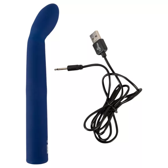 Smile - vibrator za G-točku savijen - plavi