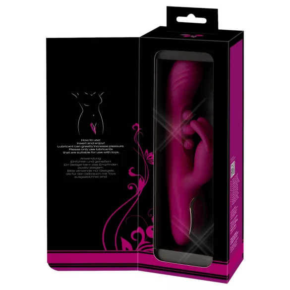 Javida - vibrator s kuglicama i stimulacijom klitorisa - ljubičasta