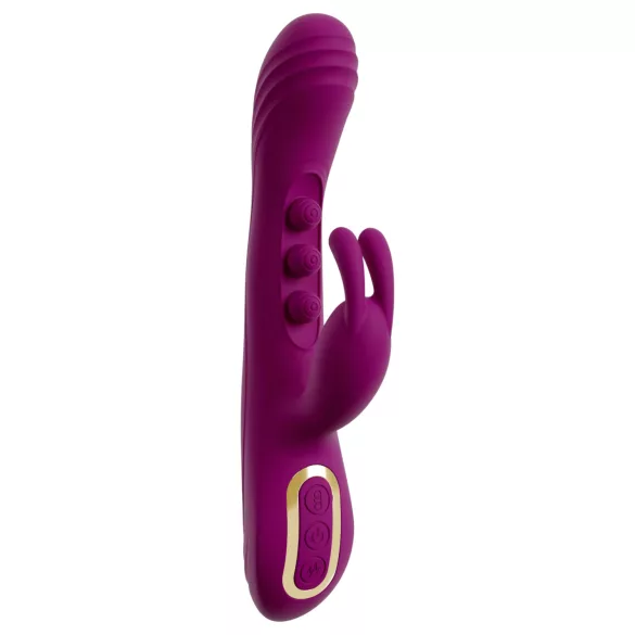 Javida - vibrator s kuglicama i stimulacijom klitorisa - ljubičasta