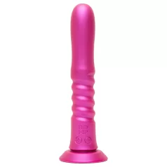   ROMP Jiggle - potisni vibrator s vakuumskom čašicom (ružičasti)