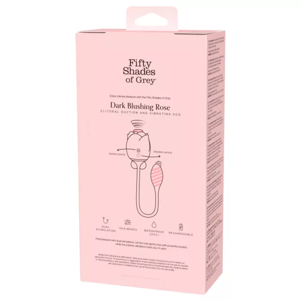 Fifty Shades of Grey - Vibrator za klitoris i vibro jaje - crna