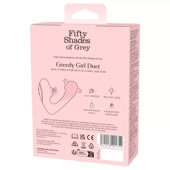 Fifty Shades of Grey - G-točka vibrator - crna