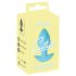 Cuties Mini - analni vibrator plug - vibrirajući - silikon plava