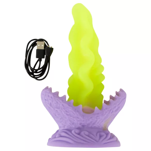 Beasty Cocks Passionate Plant - svjetleći dildo - zeleni