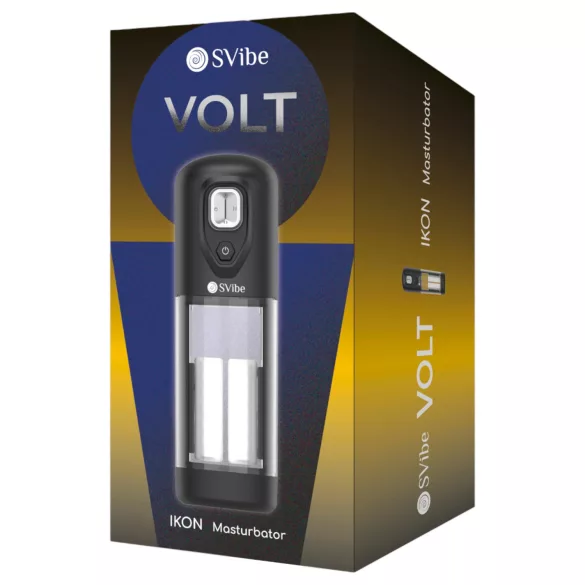 Snail Vibe Ikon Volt - automatski masturbator (crni)