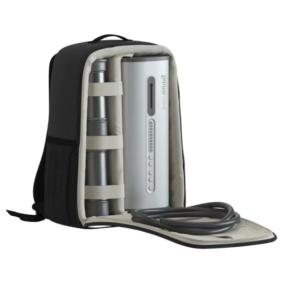 VacuGlide 2 - automatski muški luksuzni masturbator na struju - srebrna