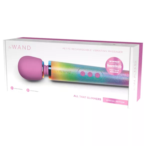 le Wand - masažni vibrator - šarena - silikonski