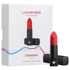 Lovense Exomoon - mini vibrator u obliku ruža (crni)