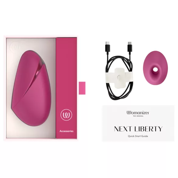 Womanizer Next Liberty - stimulator klitorisa s valovima zraka (ružičasti)