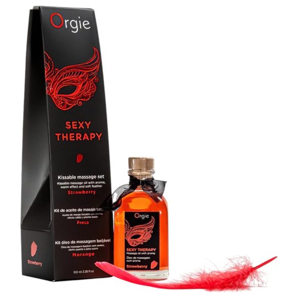 Orgie Sexy Therapy - set ulja za masažu - jagoda