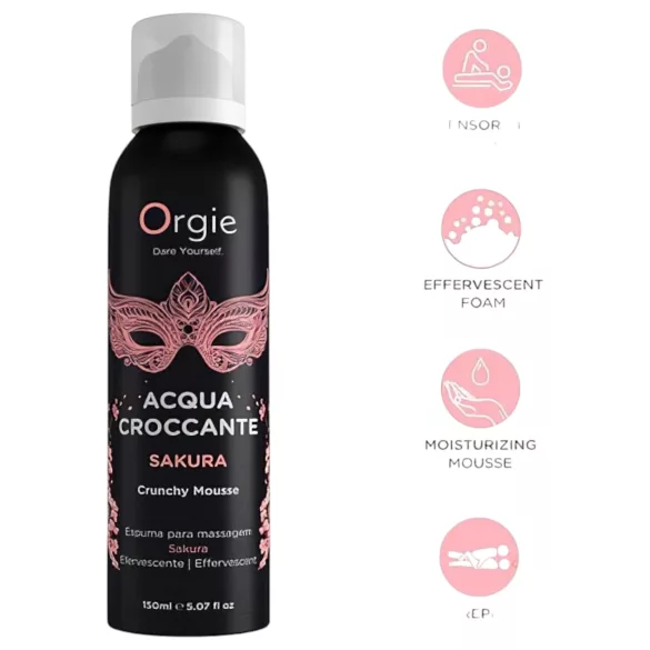 Orgie - masažna pjena - miris trešnjinog cvijeta - 150ml