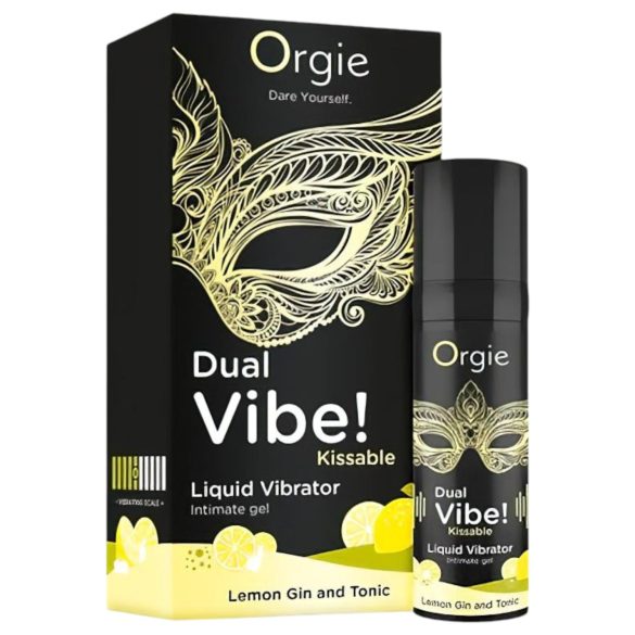 Orgie Dual Vibe - unisex tekući vibrator - Gin Tonic (15ml)