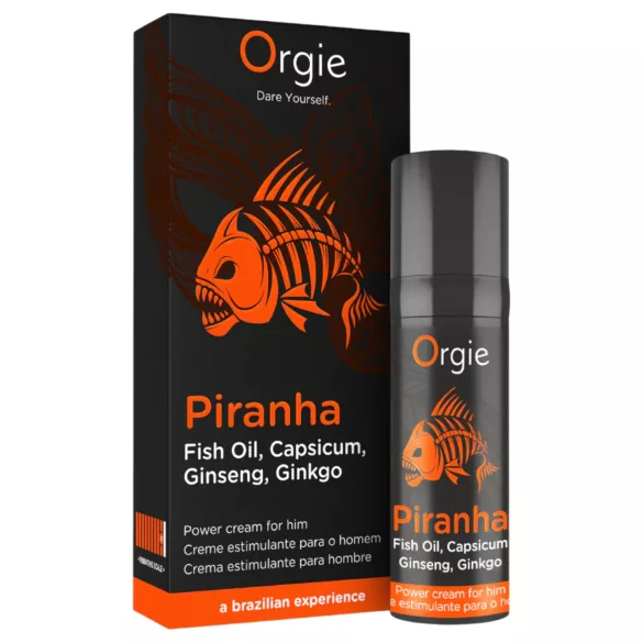 Orgie Piranha Power Cream stimulirajuća krema za muškarce (15 ml)