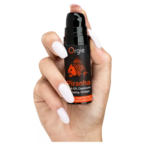 Orgie Piranha Power Cream stimulirajuća krema za muškarce (15 ml)