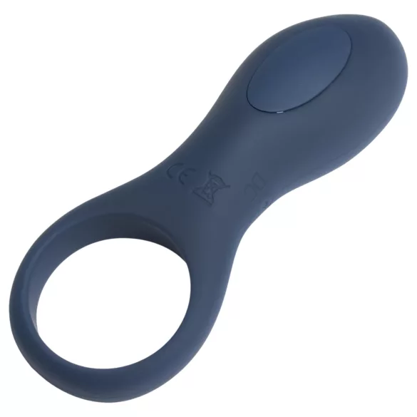 Amaysin - vibrirajući prsten za penis s punjivom baterijom (plavi)