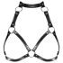 Obsessive A740 - ukrasni crni body s naramenicama - S-L