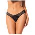 Obsessive Bella Rou - cvjetne gaćice (crne) - M/L