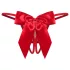 Obsessive Gifty - otvorena tanga (crvena) - L/XL