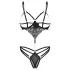 Obsessive Matildea - otvoreni bodi (crna) - L/XL