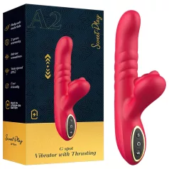   Sweet Play - vibrator za g-točku i klitoris - 2u1 funkcija - silikon ružičasti