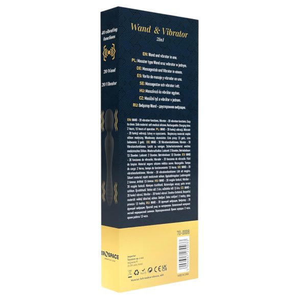 Sweet Play - masažer i G-točka vibrator (crna)