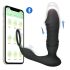 Men's Play - pametni, potiskujući analni vibrator (crni)