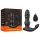 Men's Play - crni prostata vibrator s pokretom gore-dolje