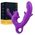 Erospace Sweet Play - jezični stimulator klitorisa i klimajući G-točka vibrator (ljubičasti)