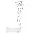 Passion BS016 - minimalistični mrežasti set (crveni) - S-L