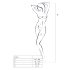 Passion BS019 - mrežasti set (crni) - S-L