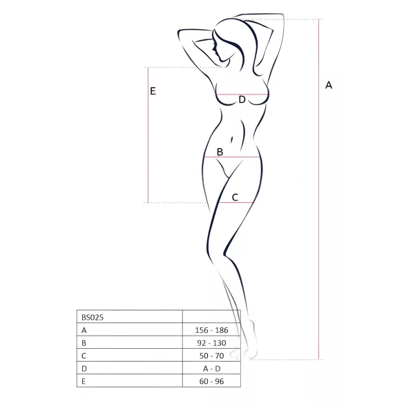 Passion BS025 - mini haljina s dugim rukavima - crna - S-L