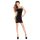 Passion BS026 - mini haljina s naramenicama (crna) - S-L
