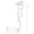 Passion BS031 - otvoreni bodystocking - crna - S-L