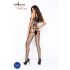 Passion BS032 - mrežasti otvoreni body (crni) - S-L